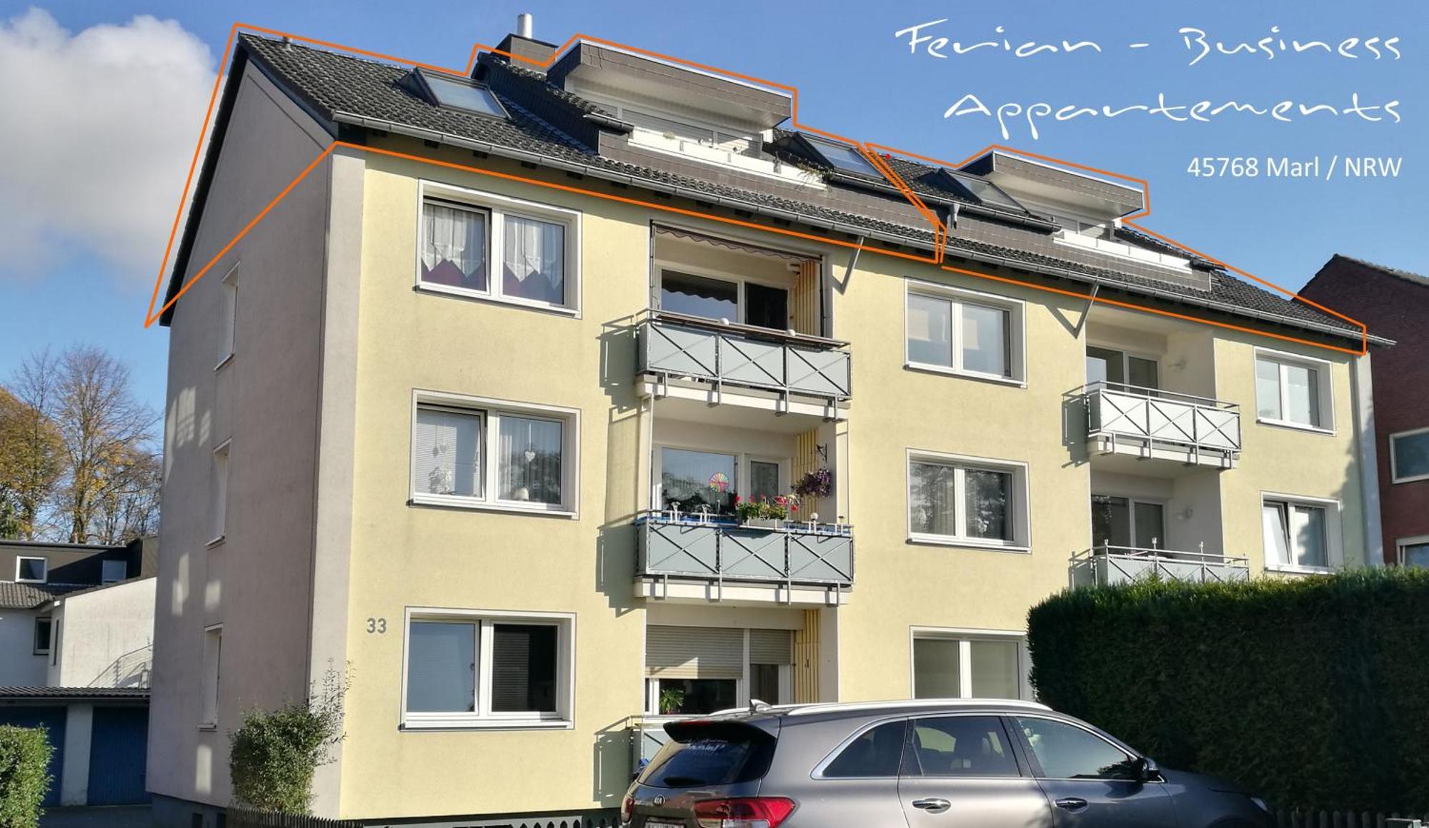 Modernes Und Ruhiges Appartement Mit Loggia Marl Ngoại thất bức ảnh